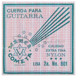 CUERDA 2 B (SI) NYLON GUITARRA ACUSTICA (CON BORLA)