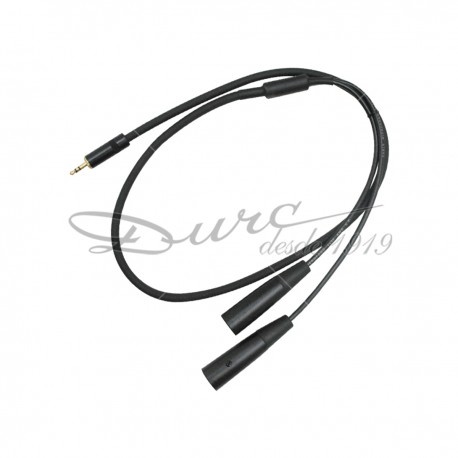 CABLE AUXILIAR (1 MTS) PLUG 3.5 ESTEREO / 2 XLR MACHO