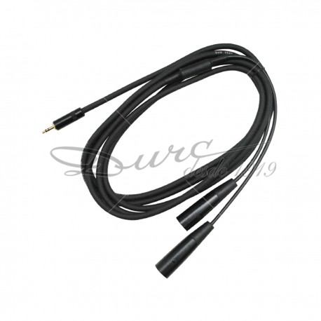 CABLE AUXILIAR (3 MTS) PLUG 3.5 ESTEREO / 2 XLR MACHO