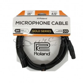 CABLE MICROFONO (4.5 MTS) XLR MACHO / XLR HEMBRA SERIE GOLD