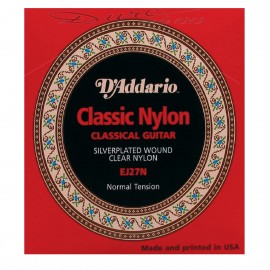 CUERDAS GUITARRA CLASICA NYLON (TENSION NORMAL) JUEGO 6 PIEZAS