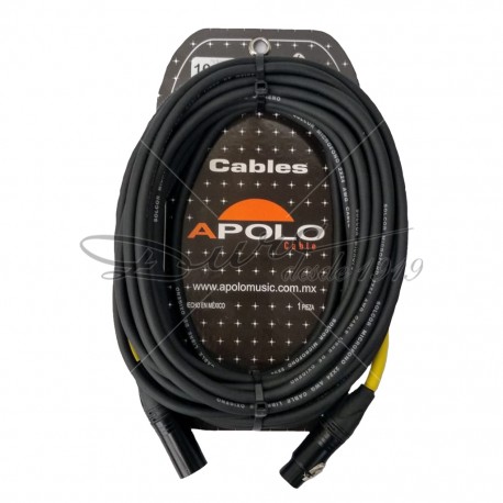 CABLE MICROFONO (10 MTS) XLR MACHO / XLR HEMBRA