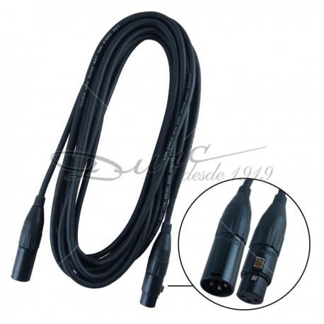 CABLE MICROFONO (6 MTS) XLR MACHO / XLR HEMBRA