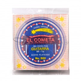 CUERDAS GUITARRA ACUSTICA ACERO PLATEADO JUEGO 6 PIEZAS