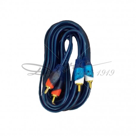 CABLE AUDIO (3.6 MTS) 2 RCA / 2 RCA