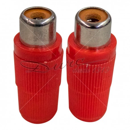 CONECTOR RCA HEMBRA ROJO