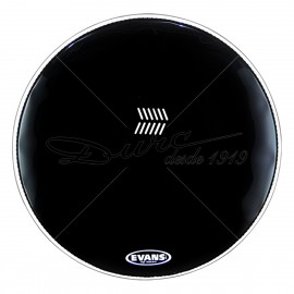 PARCHE 22" BOMBO RESONANTE (NEGRO) 1 CAPA SERIE RESONAT STUDIO