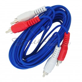 CABLE AUDIO (3.6 MTS) 2 RCA / 2 RCA