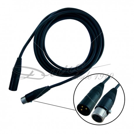 CABLE MICROFONO (3 MTS) XLR MACHO / XLR HEMBRA