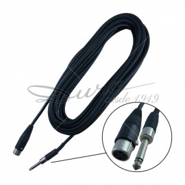 CABLE MICROFONO (10 MTS) PLUG 1/4 / XLR HEMBRA