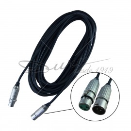 CABLE MICROFONO (10 MTS) XLR MACHO / XLR HEMBRA