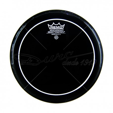 PARCHE 8" TOM AIRE (NEGRO) 2 CAPAS SERIE EBONY PINSTRIPE