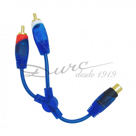 CABLE "Y" 3.5 MM - 2 RCA