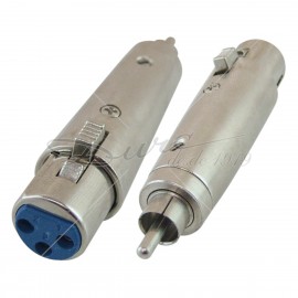 CONECTOR (CONVERTIDOR) XLR HEMBRA - RCA MACHO