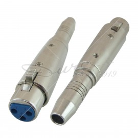 CONVERTIDOR PLUG 1/4 - XLR HEMBRA